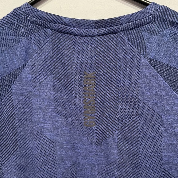 GYMSHARK new blue shirt - Picture 3 of 4
